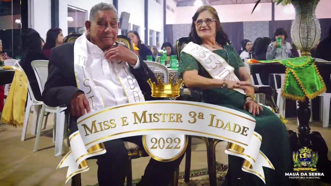 O miss e mister terceira idade de Mauá da Serra foi o maior sucesso!