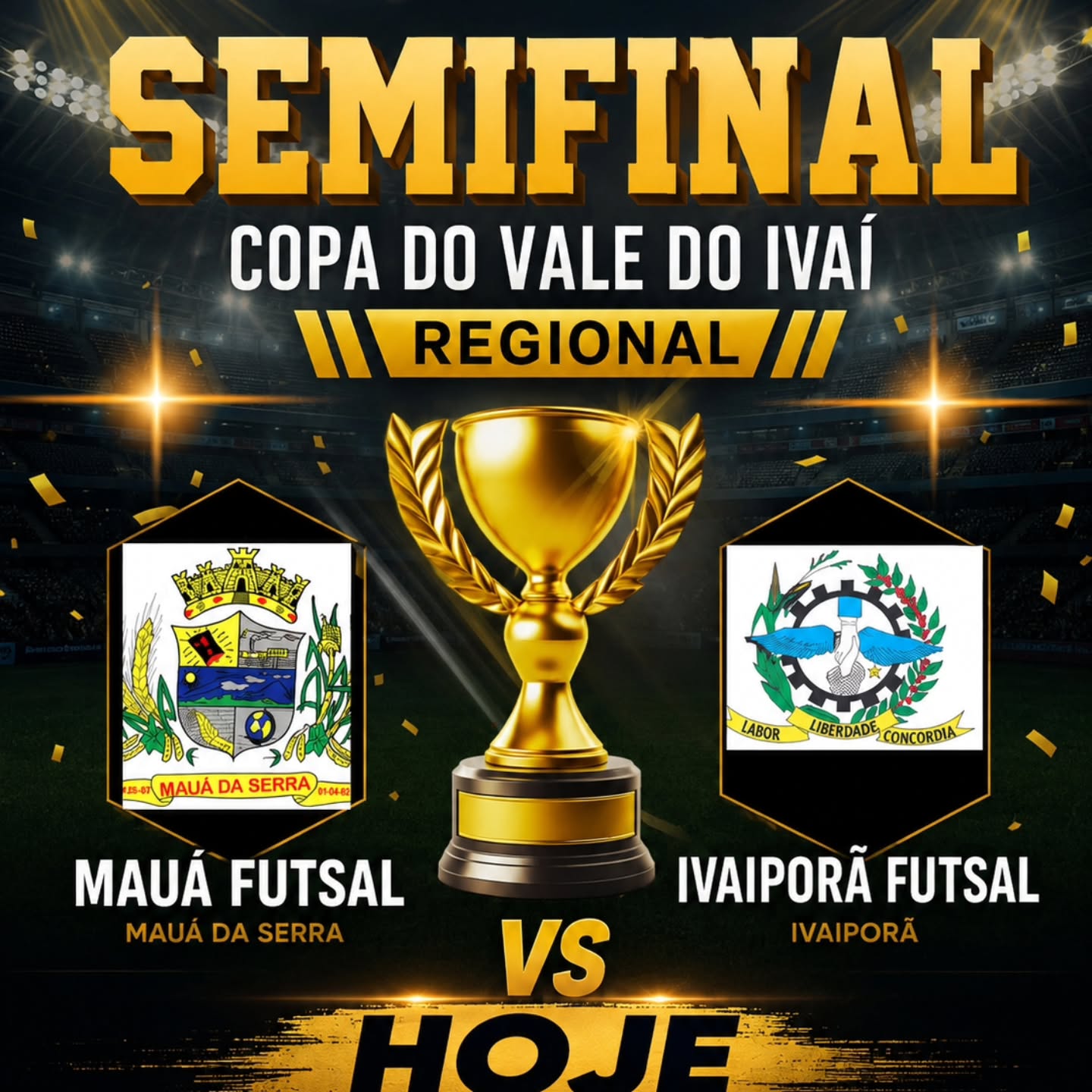 Mauá Futsal enfrenta Ivaiporã na semifinal da Copa do Vale do Ivaí