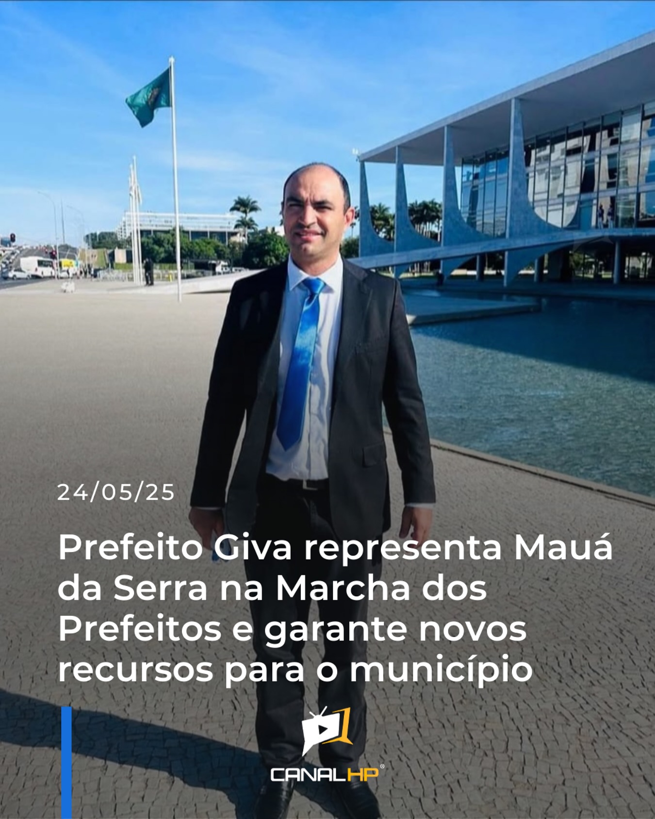 Prefeito Giva representa Mauá da Serra na Marcha dos Prefeitos e garante novos recursos para o município