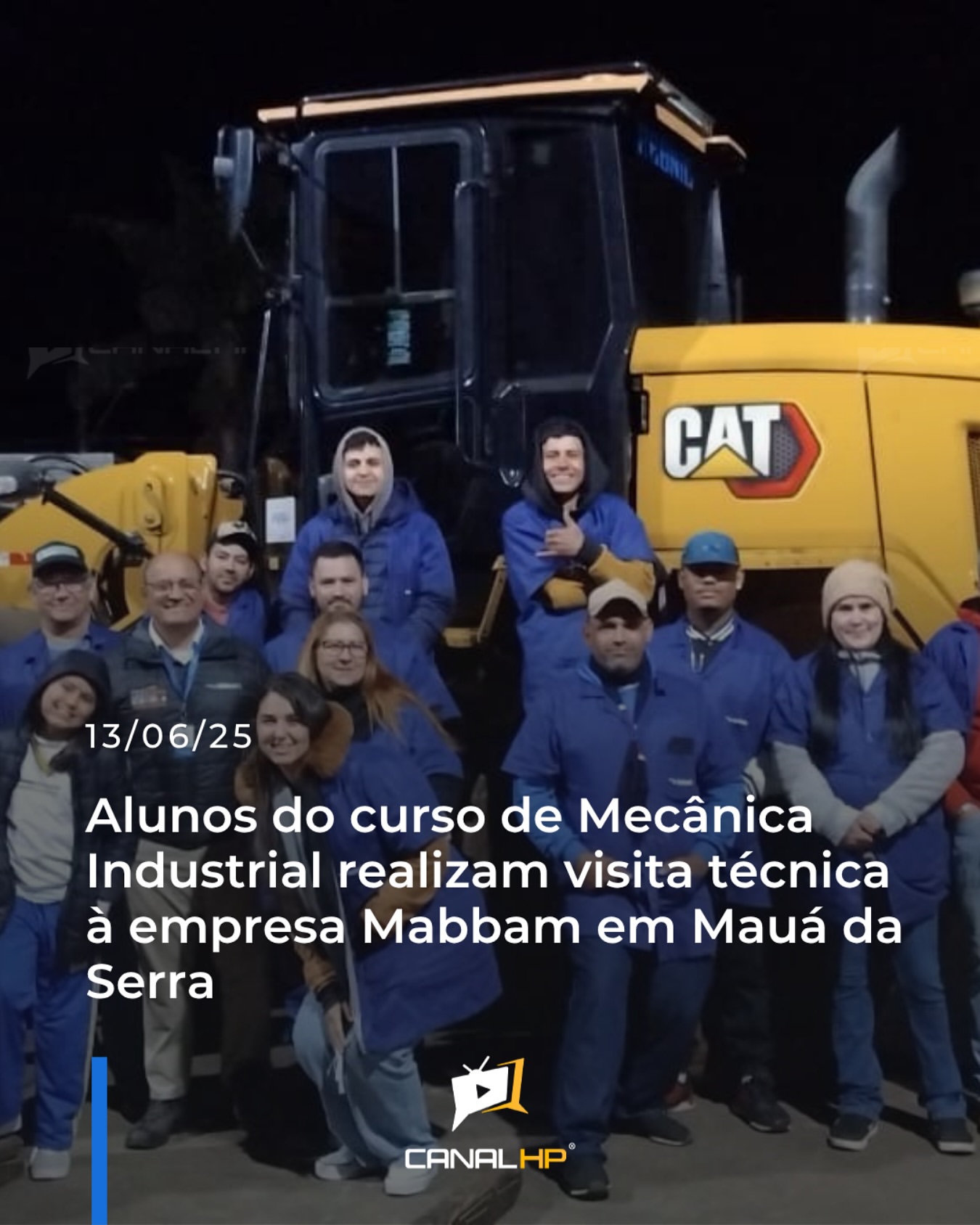 ALUNOS DO CURSO DE MECÂNICA INDUSTRIAL REALIZAM VISITA TÉCNICA À EMPRESA MABBAM EM MAUÁ DA SERRA