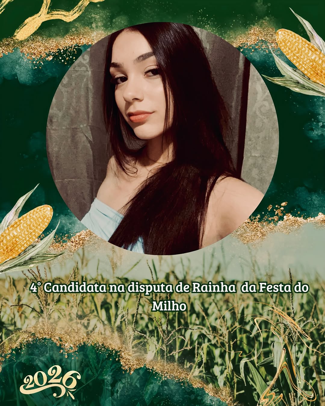4ª Candidata na disputa de Rainha da Festa do Milho