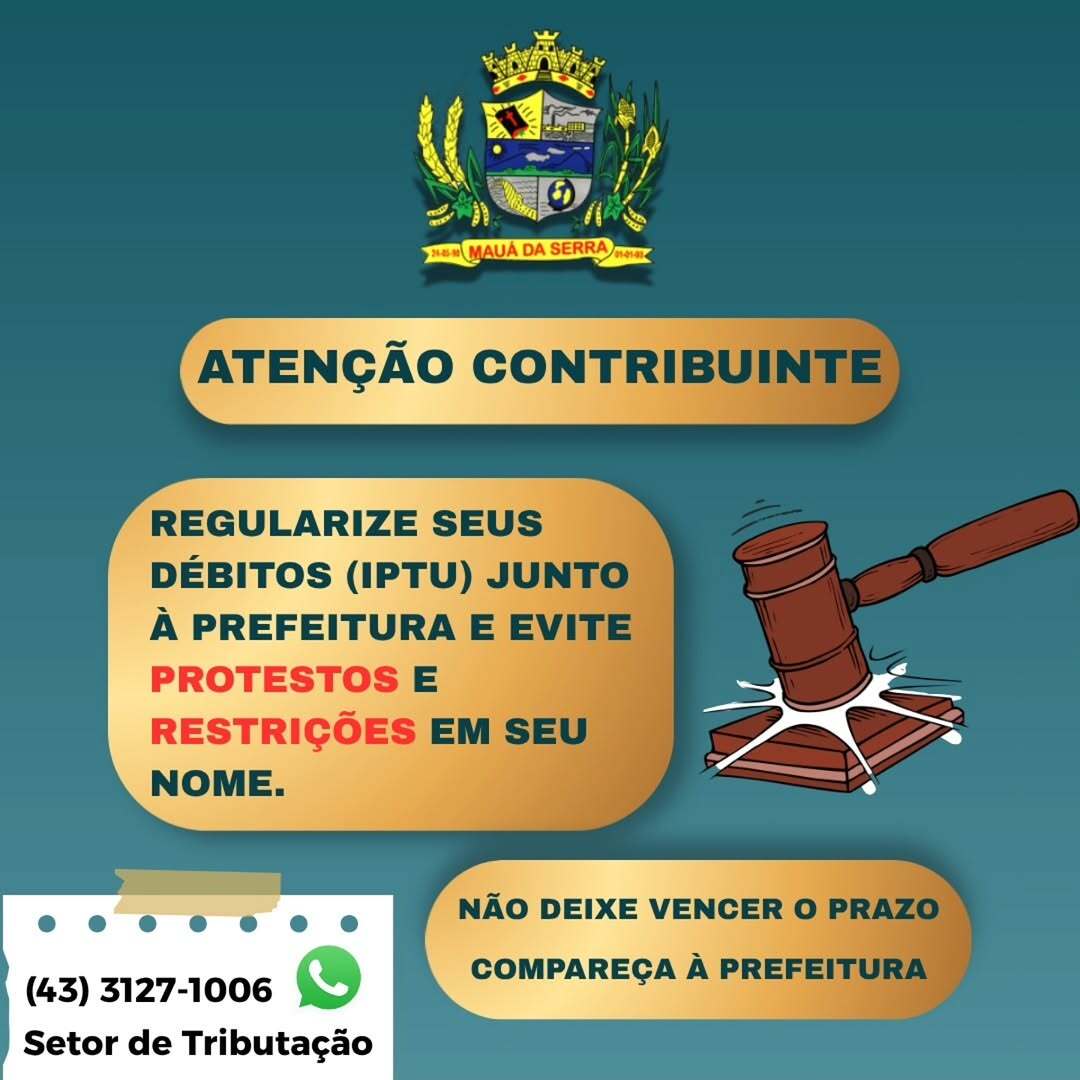 Atenção, Contribuinte!