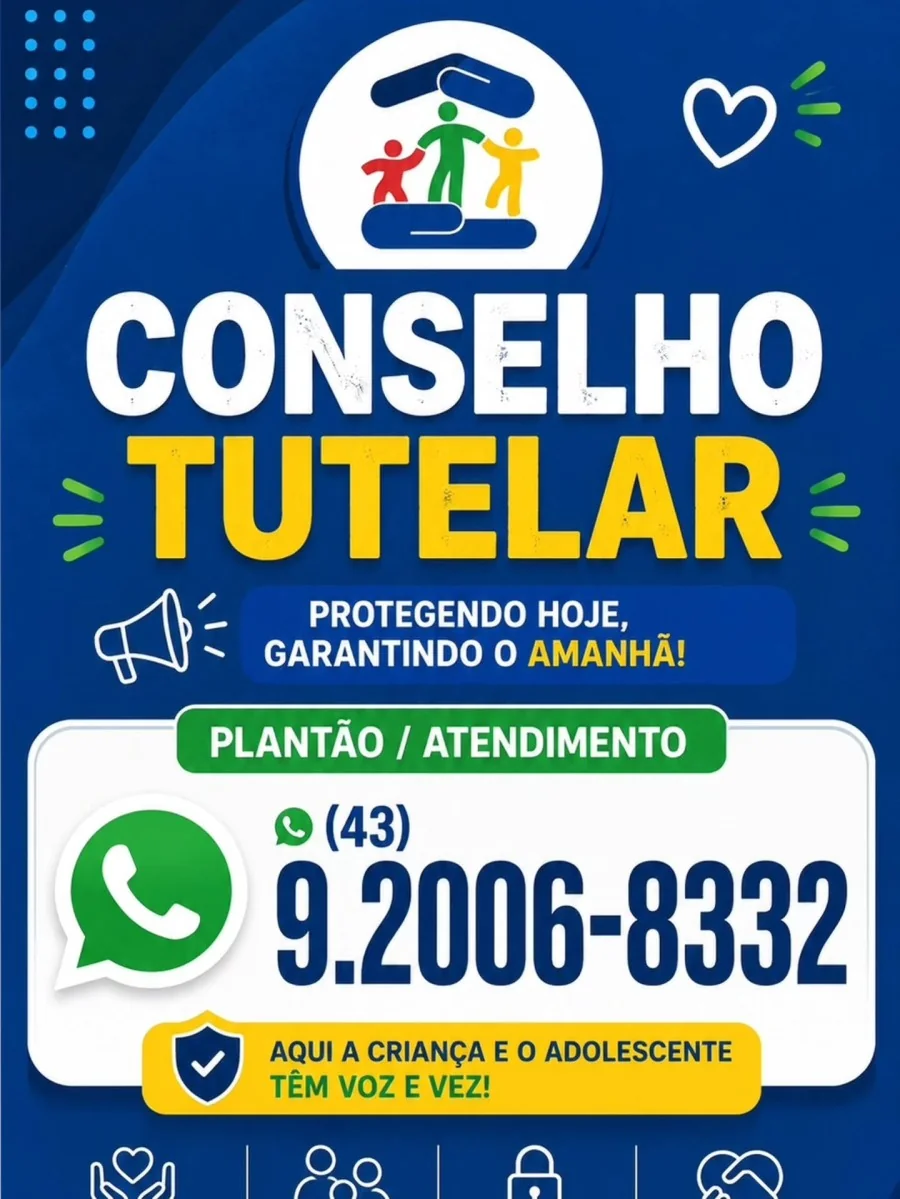 Conselho Tutelar divulga plantão e atendimento