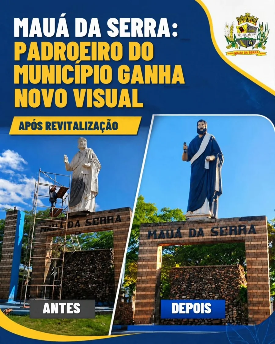 Padroeiro do município ganha novo visual após revitalização