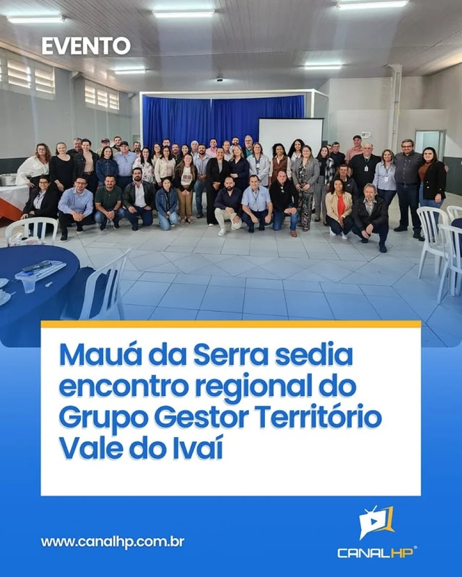 MAUÁ DA SERRA SEDIA ENCONTRO REGIONAL DO GRUPO GESTOR TERRITÓRIO VALE DO IVAÍ