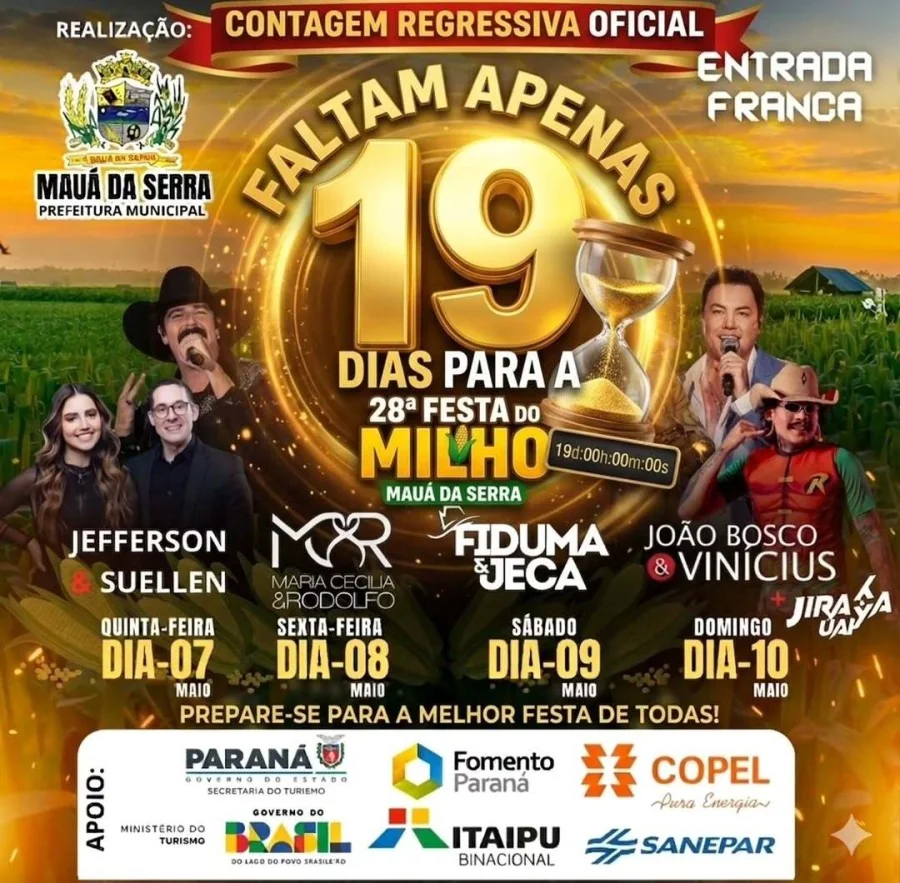 Contagem regressiva!