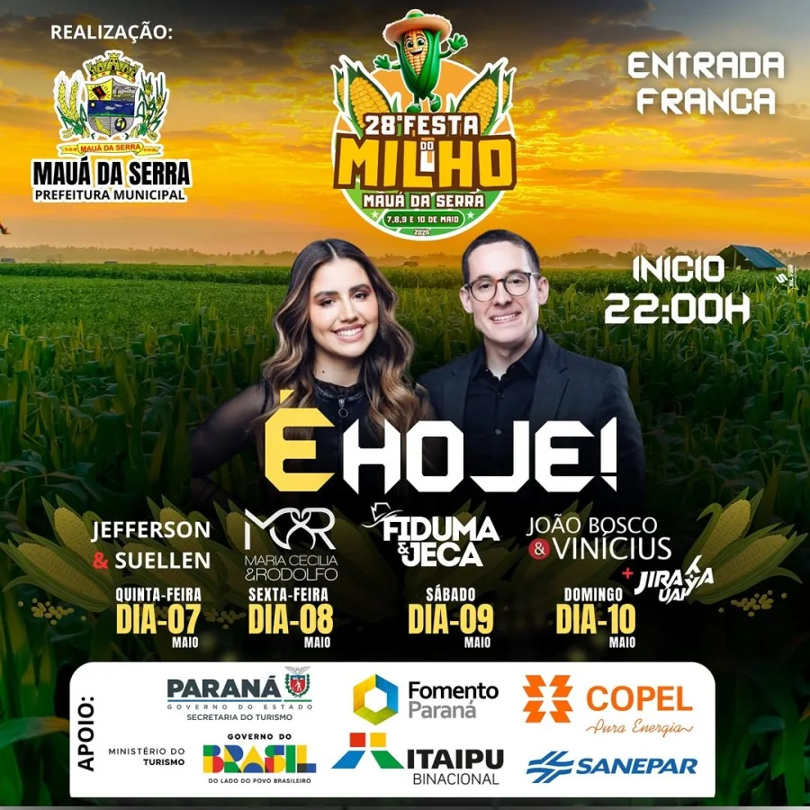 É HOJE!!