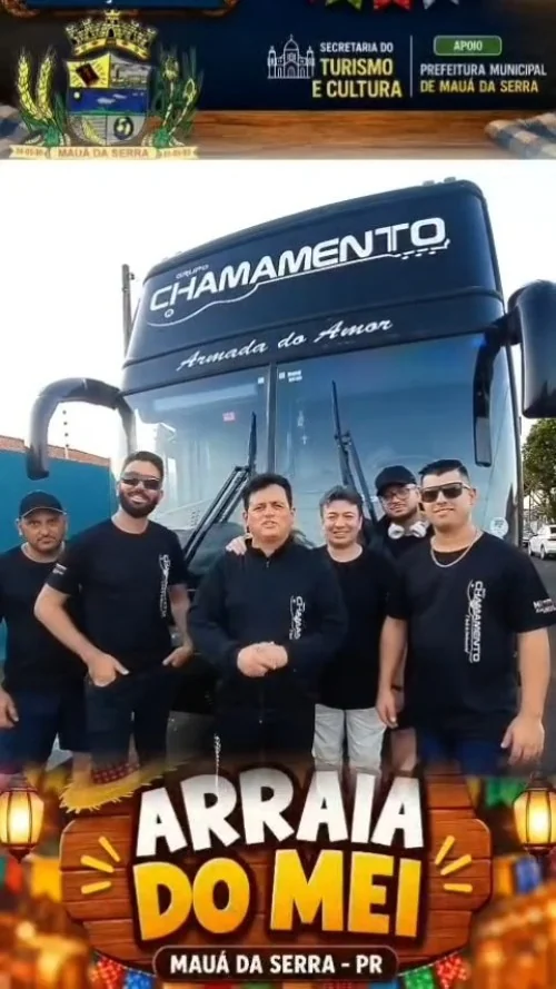 Grupo Chamamento se apresenta no Arraiá do MEI