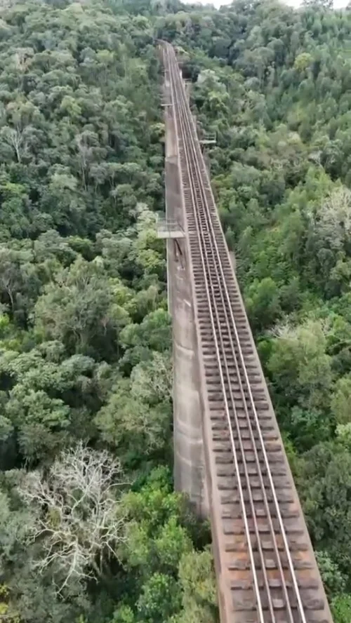 Trecho ferroviário da Serra do Cadeado atrai adeptos de trekking e ciclismo