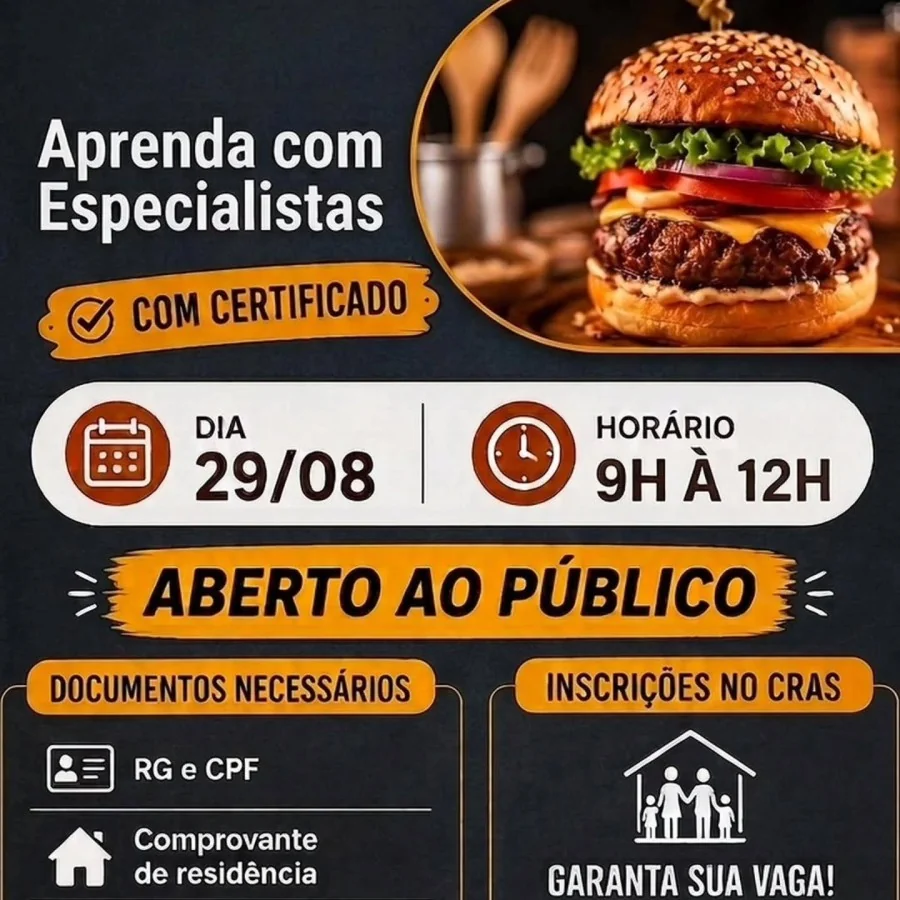 Curso com especialistas e certificado será realizado em 29 de agosto